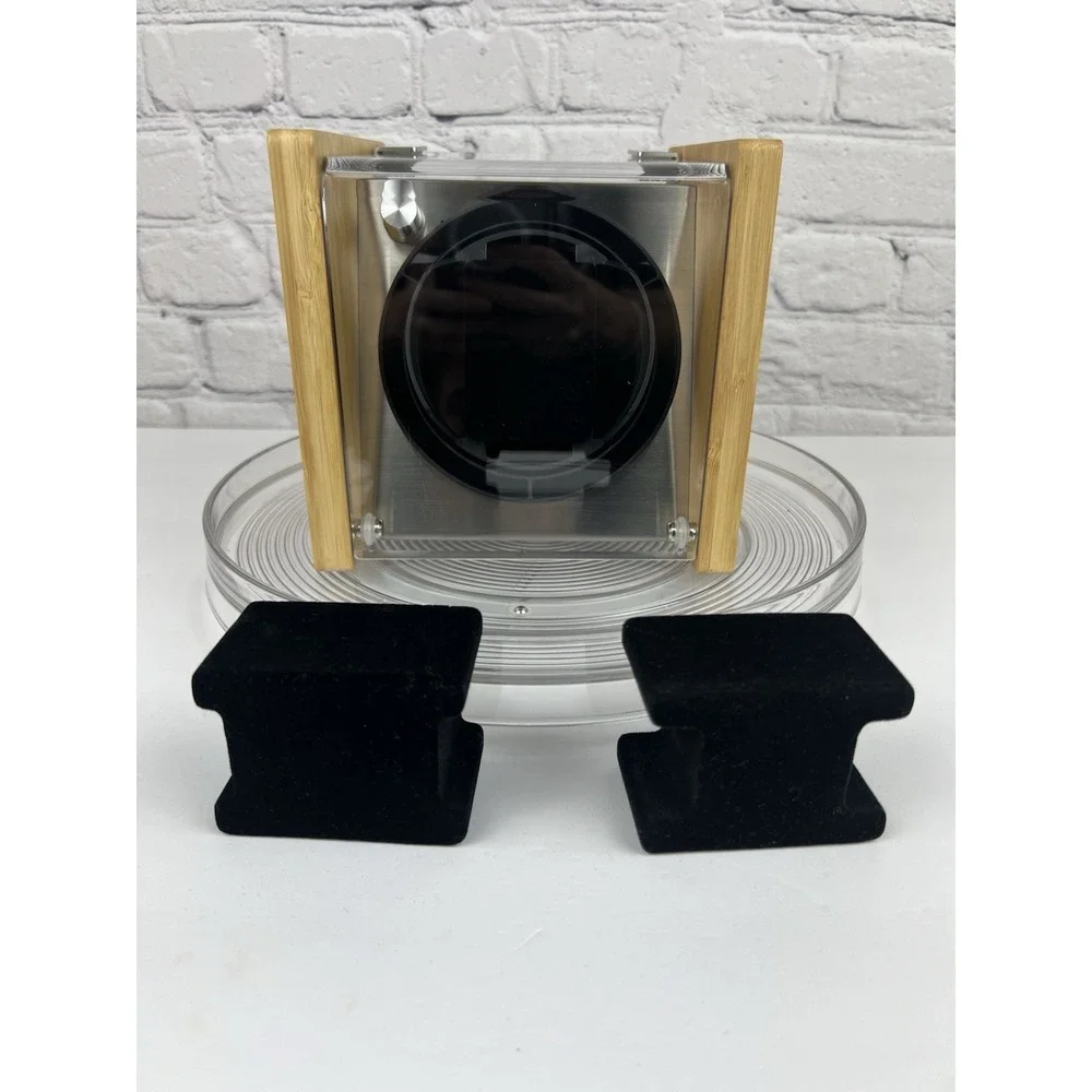 Watch Winder Smith Single Automatic Watch‎ Winder Box Bamboo Tested Works